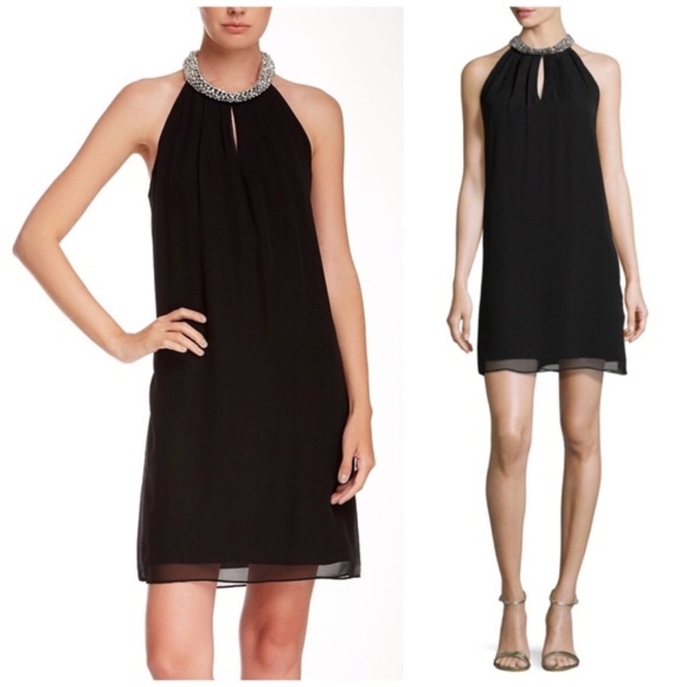DVF Lainey Embellished Silk Cocktail Dress - Picture 4 of 8